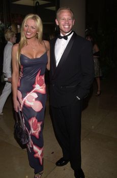 IAN ZIERING and WIFE NIKKI at the 5th Annual Hollywood Film Festival, Beverly Hilton Hotel, 08-06-01