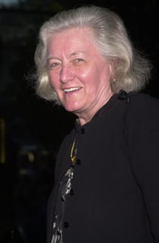 NANCY FIELDS (CARROLL O'CONNOR'S WIDOW) at the premiere of Dimension Film's "The Others" at the Directors Guild of America, Hollywood, 08-07-01
