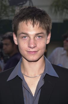 GREGORY SMITH at the premiere of Warner Brother's and Morgan Creek Film's "American Outlaws" at Mann's Village Theater, Westwood, 08-14-01