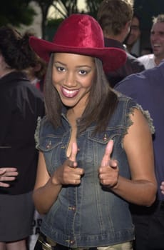 Chrystee Pharris at the premiere of Warner Brother's and Morgan Creek Film's "American Outlaws" at Mann's Village Theater, Westwood, 08-14-01