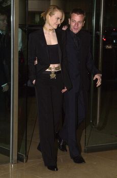 NICOLE KIDMAN and EWAN MCGREGOR at the 5th Annual Hollywood Film Festival, Beverly Hilton Hotel, 08-06-01