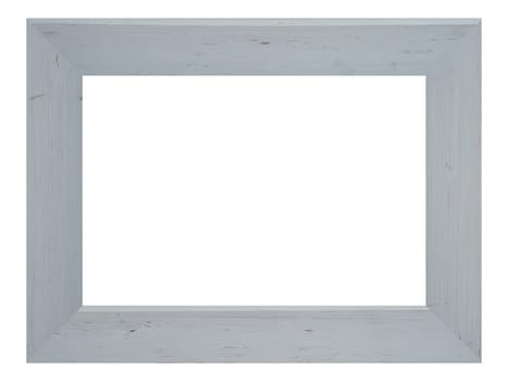 Illustration of a white wooden frame