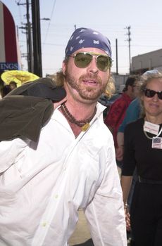 LEIF GARRETT at the celebrity recording of "We Are Family" to benefit the victims of New York's 9-11 tragedy, 09-23-01