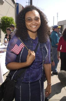 MAIMAI ALI at the celebrity recording of "We Are Family" to benefit the victims of New York's 9-11 tragedy, 09-23-01
