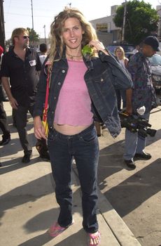 SOPHIE B. HAWKINS at the celebrity recording of "We Are Family" to benefit the victims of New York's 9-11 tragedy, 09-23-01