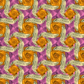 Twirls abstract. Seamless colorful abstract background pattern