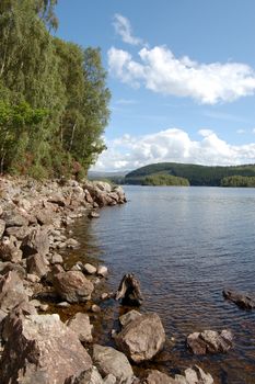 Loch Garry, a beautiful highland loch near Fort William