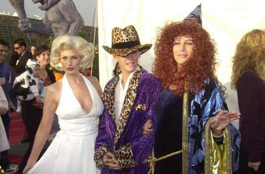 Marlee Matlin, Aaron Carter and Jamie Lee Curtis at the 9th Annual Dream Halloween Los Angeles, presented by Mattel, and Toys R Us, a magical Halloween wonderland to benefit Children Affected by AIDS Foundation, Barker Hanger, Santa Monica, CA 10-26-02