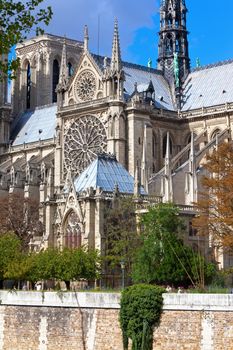 Notre Dame de Paris, famous cathedral in France