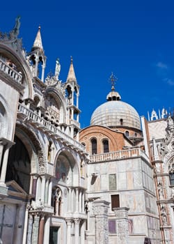 Famous San Marco Cathedral  in Venice, Italy