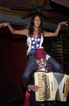 Count Smokula and Diana Rios at the Moviemaking Technology Showcase, featuring cutting edge movie technology, as well as two fashion shows, The Century Club, Century City, CA, 09-03-02