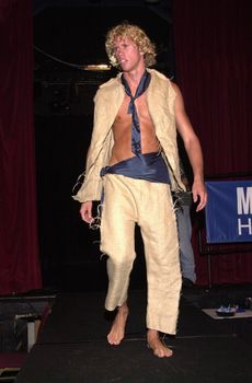 Model wearing the Camelot collection at the Moviemaking Technology Showcase, featuring cutting edge movie technology, as well as two fashion shows, The Century Club, Century City, CA, 09-03-02