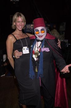 Count Smokula and friend at the Moviemaking Technology Showcase, featuring cutting edge movie technology, as well as two fashion shows, The Century Club, Century City, CA, 09-03-02