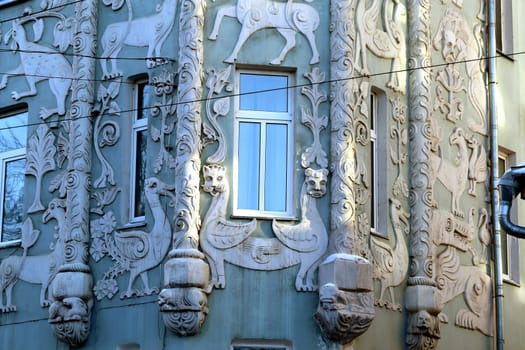 Patterns on the building
