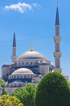 Sultan Ahmed Blue Mosque in Istanbul, Turkey