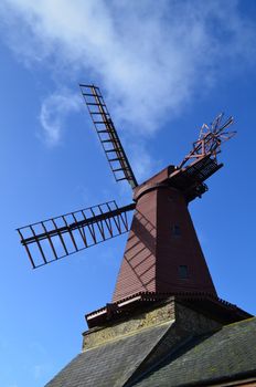 West Blatchington Smock windmill in Brighton, East Sussex,England.Built in the 1820's and was painted by the famous artist John Constable in 1825.
