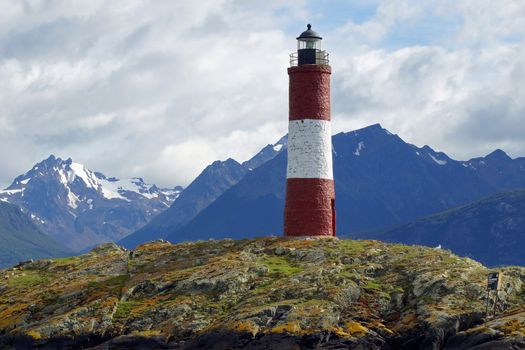 Lighthouse within the Beagle Channel, Patagonia, Argentina