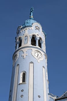 Blue Church. The Church of St. Elizabeth, Bratislava, Slovakia.