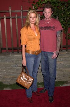 Alison Eastwood and Mike Combs at the launch party for Eastwood Ranch's new lifestyle brand with "Denim Tapas and Tequila" held at Chadwick, Beverly Hills, CA 07-16-02