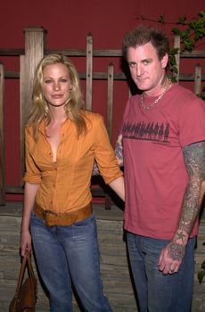Alison Eastwood and Mike Combs at the launch party for Eastwood Ranch's new lifestyle brand with "Denim Tapas and Tequila" held at Chadwick, Beverly Hills, CA 07-16-02