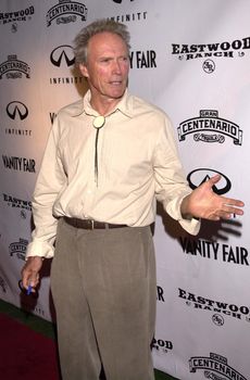 Clint Eastwood at the launch party for Eastwood Ranch's new lifestyle brand with "Denim Tapas and Tequila" held at Chadwick, Beverly Hills, CA 07-16-02