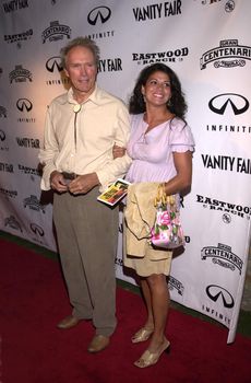 Clint Eastwood and Dina Eastwood at the launch party for Eastwood Ranch's new lifestyle brand with "Denim Tapas and Tequila" held at Chadwick, Beverly Hills, CA 07-16-02