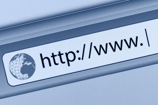 Closeup of Address Bar of Web Browser