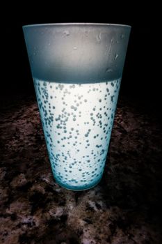 Cup that is lit up as if by it's own magic