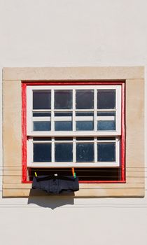 The Men Underwear for Drying in Front of a Window