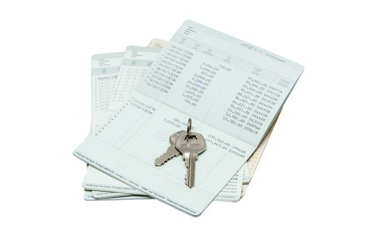 Isolated key on passbook