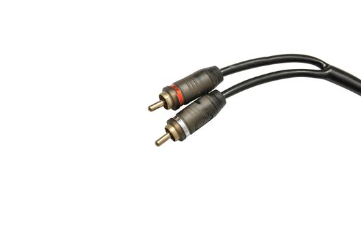 Isolated twin stereo jack, audio cable