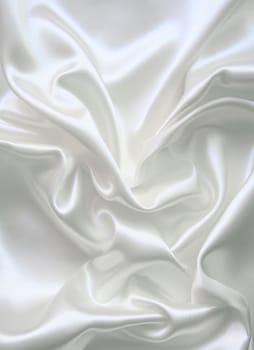 Smooth elegant white silk can use as wedding background 