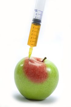food additive apple syringe