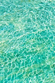 Blue and transparent sea water texture pattern