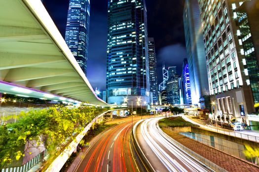 City traffic at night