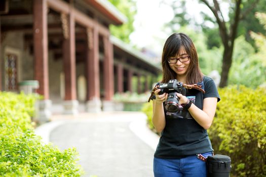 Female photographer