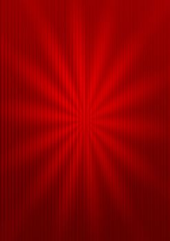 Abstract red bright striped background with sunburst