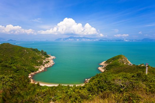 Mountain landscaspe in Hong Kong