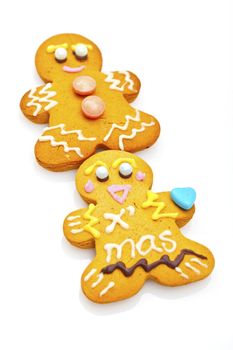 Gingerbread man and cookies