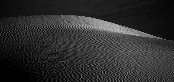 Sand Dune Formations in Death Valley National Park, California