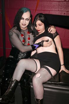 Performers at the Naked Halloween Ball, The Score, Los Angeles, CA 10-25-03