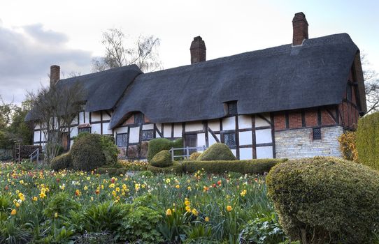 Anne Hathaway's Cottage, Stratford upon Avon, Warwickshire, England.