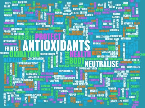 Antioxidants Concept or Anti Oxidants or Antioxidant