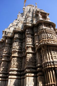 Decorative carving, Jagdish temple, Udaipur, Rajasthan, India