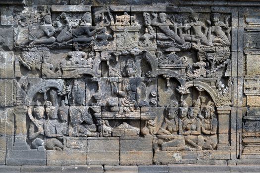 The Borobudur Temple Relief