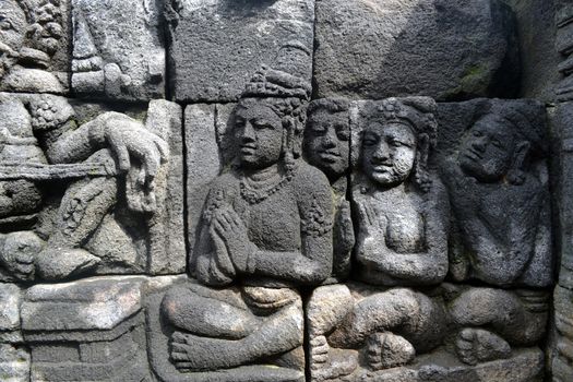 The Borobudur Temple Relief