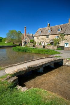 The Old Mill at Lower Slaughter, Gloucestershire, England.