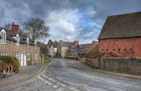 The small village of Munslow in Corvedale, Shropshire, England.