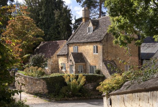 Pretty detached Cotswold cottage, Mickleton near Chipping Campden, Gloucestershire, England.