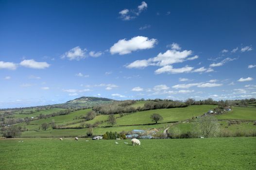 Pretty Welsh countryside, Monmouthshire.
